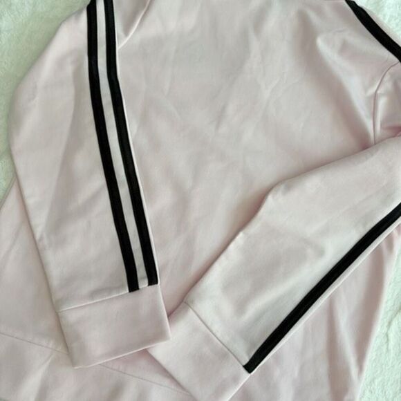 Adidas Full-zip Pink Track Jacket Size Medium 10/12 - Picture 6 of 6